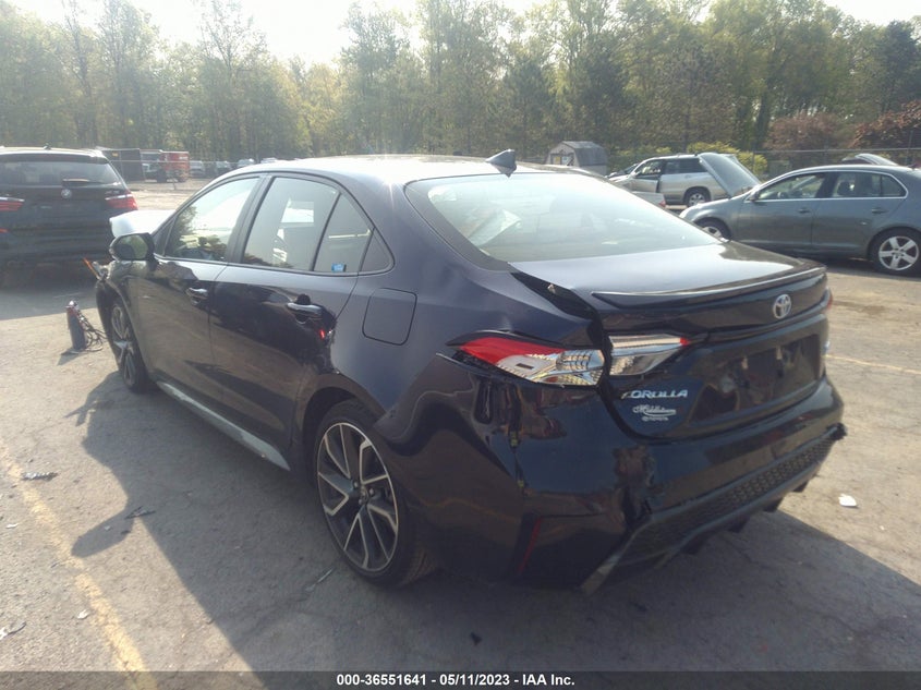 VIN JTDP4RCE2LJ025169 2020 TOYOTA COROLLA SE