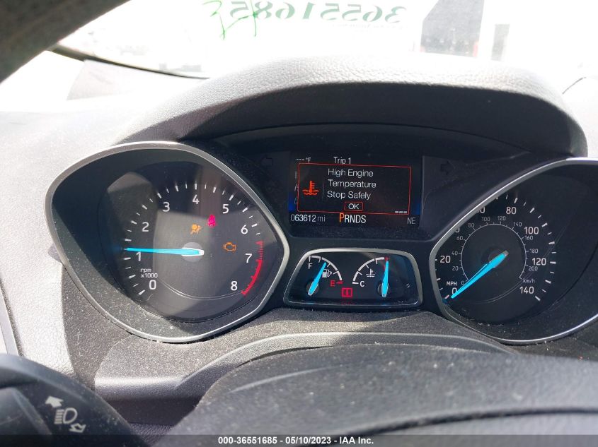 2017 FORD ESCAPE SE - 1FMCU0GD1HUE86148