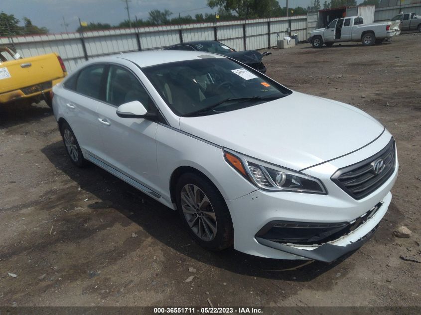 2017 HYUNDAI SONATA SPORT - 5NPE34AFXHH513598