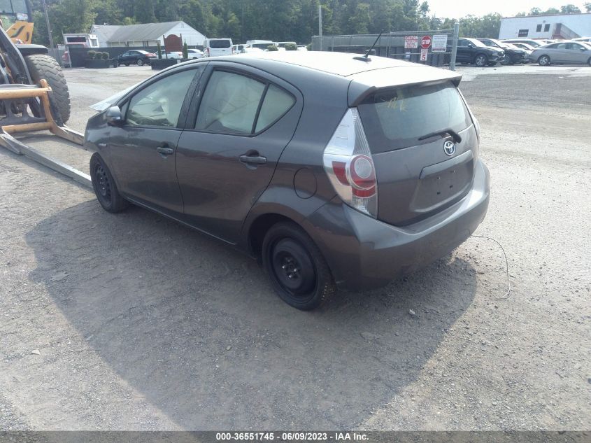 2013 TOYOTA PRIUS C ONE/TWO/THREE/FOUR JTDKDTB35D1051449