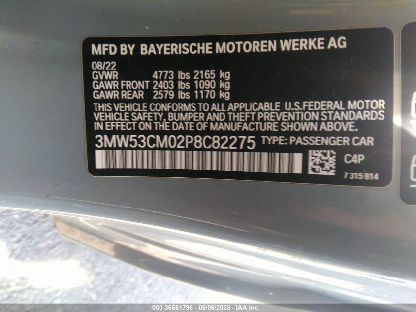 2023 BMW 2 SERIES M240I XDRIVE - 3MW53CM02P8C82275