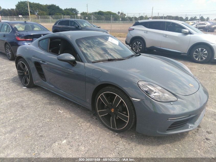 2018 PORSCHE 718 CAYMAN - WP0AA2A84JK260568