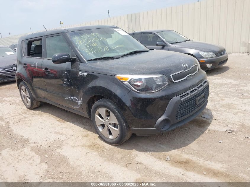 2016 KIA SOUL BASE - KNDJN2A25G7392878