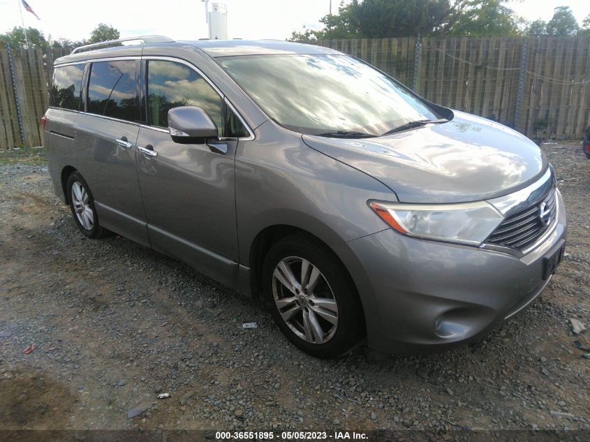 2013 NISSAN QUEST SL - JN8AE2KP5D9065069