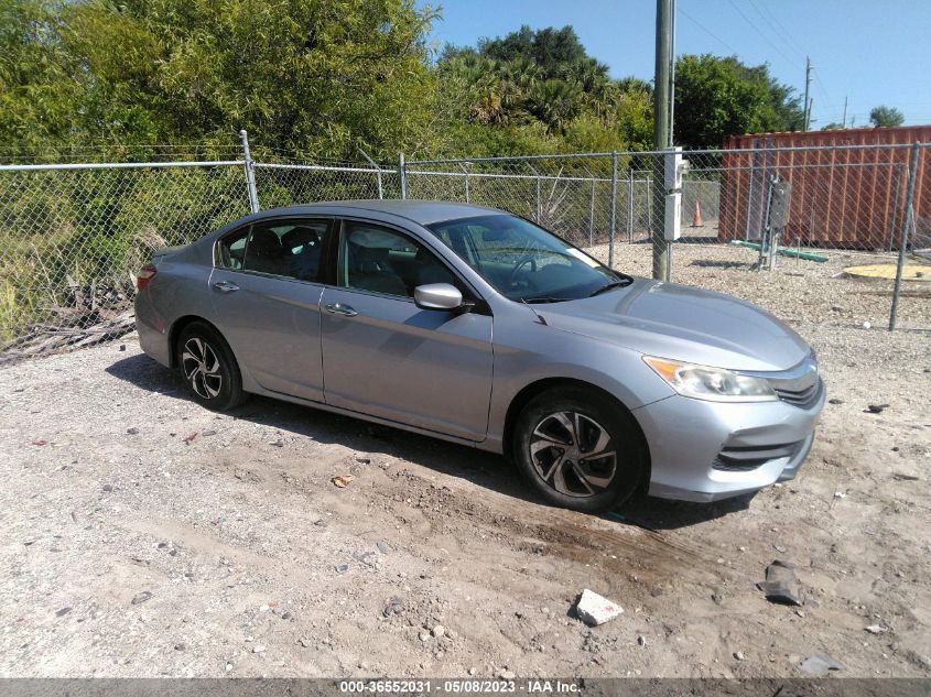 2017 HONDA ACCORD SEDAN LX - 1HGCR2F36HA107058
