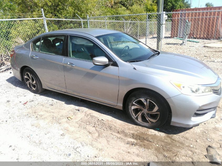 2017 HONDA ACCORD SEDAN LX - 1HGCR2F36HA107058