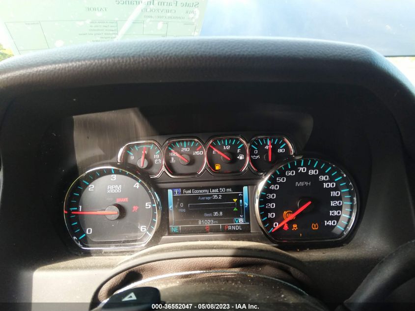 2018 CHEVROLET TAHOE LT - 1GNSKBKC9JR104903