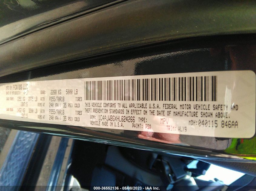 2017 JEEP WRANGLER SAHARA - 1C4AJWBGXHL624266