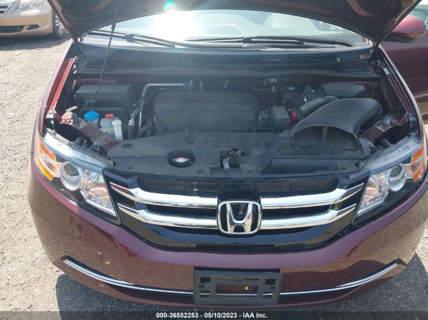2017 HONDA ODYSSEY EX-L - 5FNRL5H67HB015497