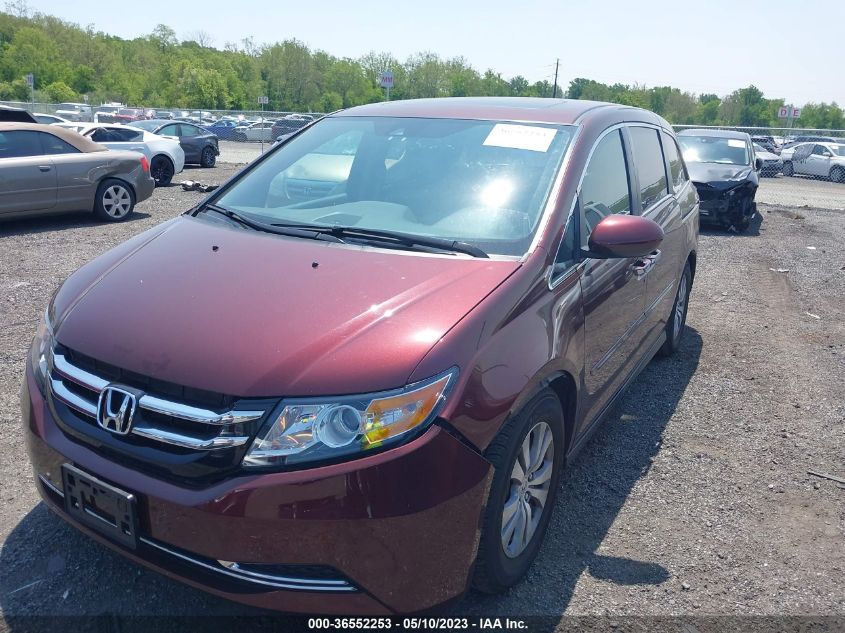 2017 HONDA ODYSSEY EX-L - 5FNRL5H67HB015497