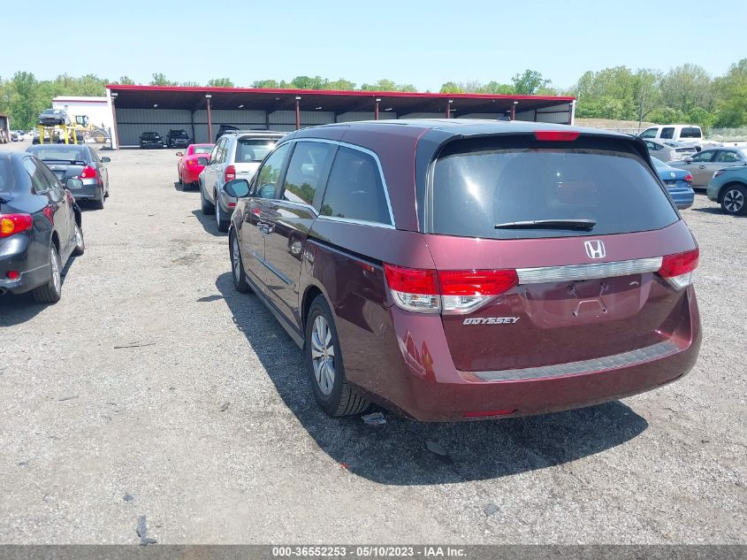 2017 HONDA ODYSSEY EX-L - 5FNRL5H67HB015497