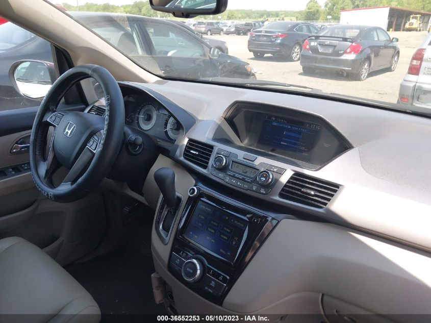 2017 HONDA ODYSSEY EX-L - 5FNRL5H67HB015497