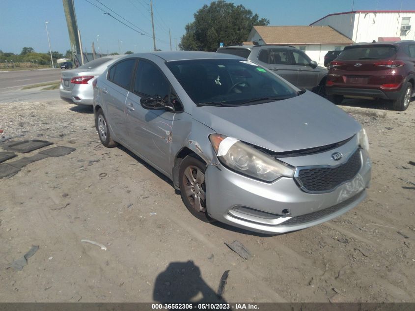 2016 KIA FORTE LX - KNAFK4A63G5508990