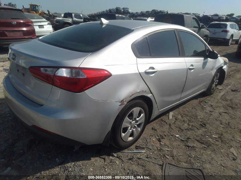 2016 KIA FORTE LX - KNAFK4A63G5508990