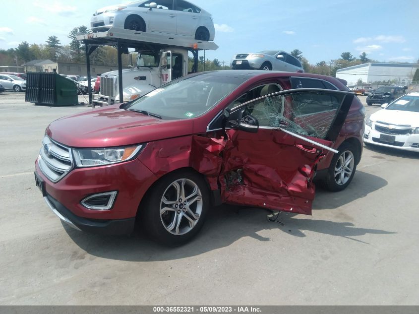 2FMPK4K97GBB25044 2016 FORD EDGE, photo no. 2