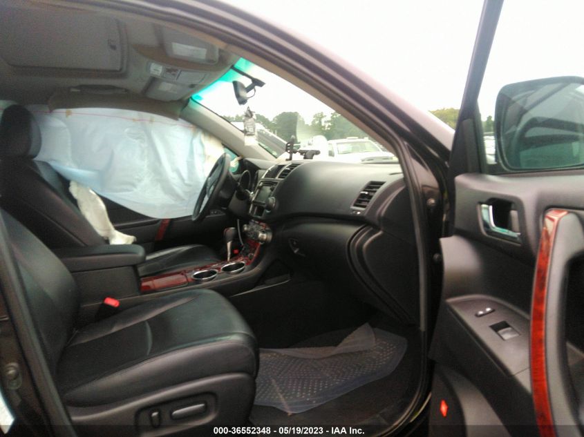 2013 TOYOTA HIGHLANDER LIMITED - 5TDYK3EH6DS142420