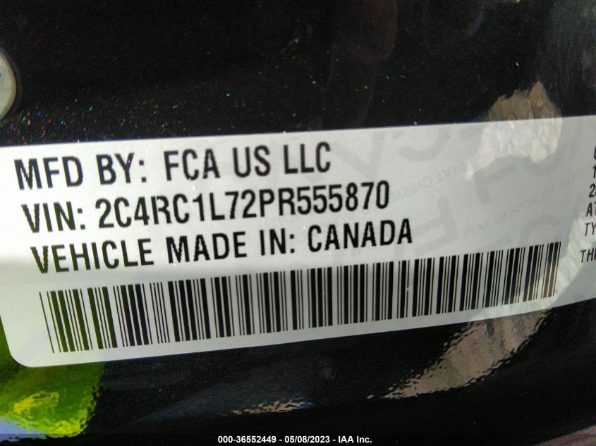 2023 CHRYSLER PACIFICA HYBRID TOURING L - 2C4RC1L72PR555870