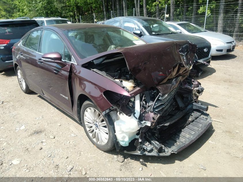 2013 FORD FUSION SE HYBRID - 3FA6P0LU3DR237212