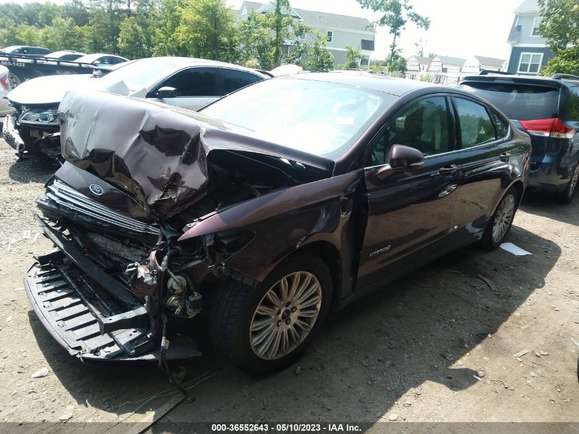 2013 FORD FUSION SE HYBRID - 3FA6P0LU3DR237212