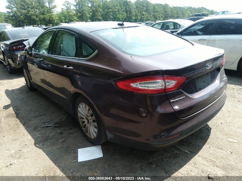 2013 FORD FUSION SE HYBRID - 3FA6P0LU3DR237212