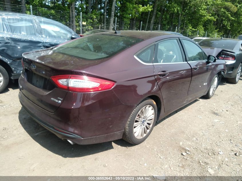 2013 FORD FUSION SE HYBRID - 3FA6P0LU3DR237212