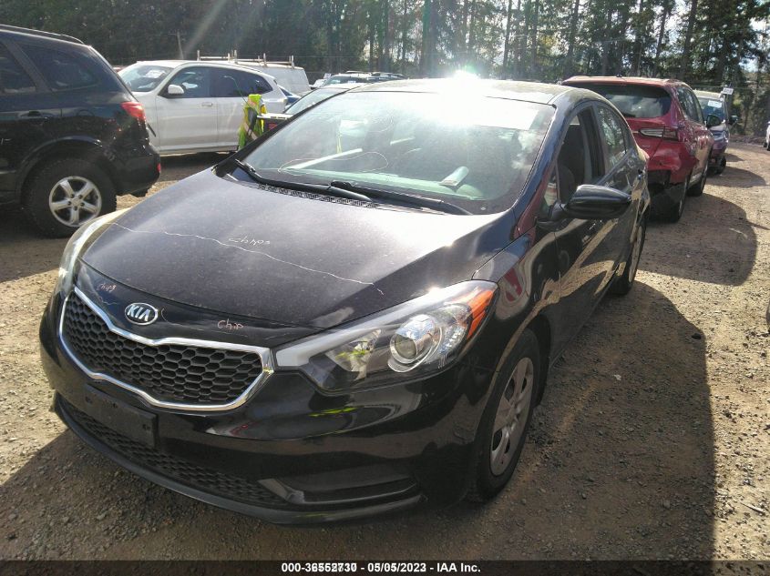 2016 KIA FORTE LX - KNAFK4A62G5509385