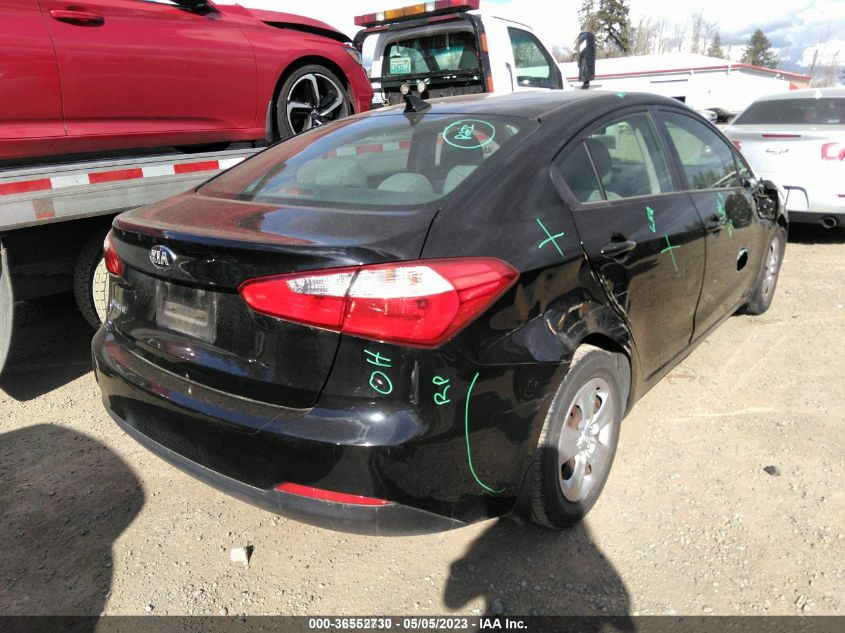 2016 KIA FORTE LX - KNAFK4A62G5509385