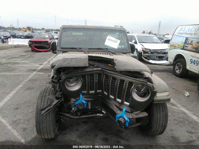 2022 JEEP WRANGLER 4XE UNLIMITED SAHARA 1C4JJXP69NW206233