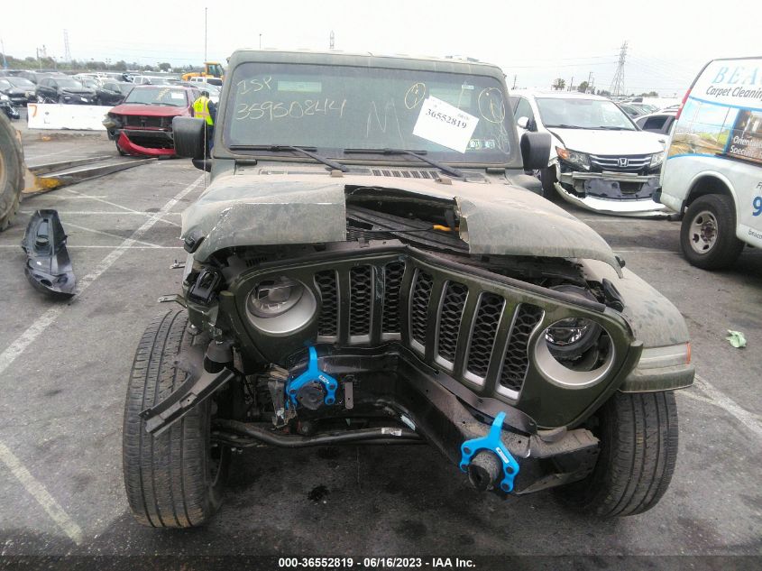 2022 JEEP WRANGLER 4XE UNLIMITED SAHARA 1C4JJXP69NW206233