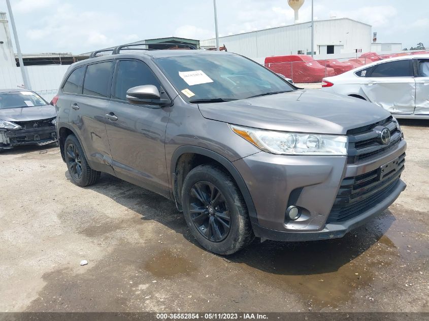 2019 TOYOTA HIGHLANDER LE - 5TDZZRFH8KS295198