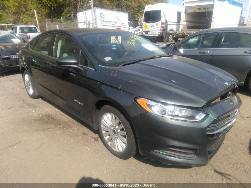 2015 FORD FUSION S HYBRID - 3FA6P0UU5FR266924