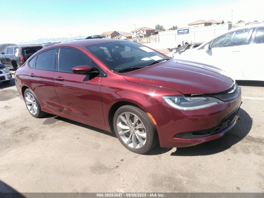 2016 CHRYSLER 200 S - 1C3CCCBB2GN124096