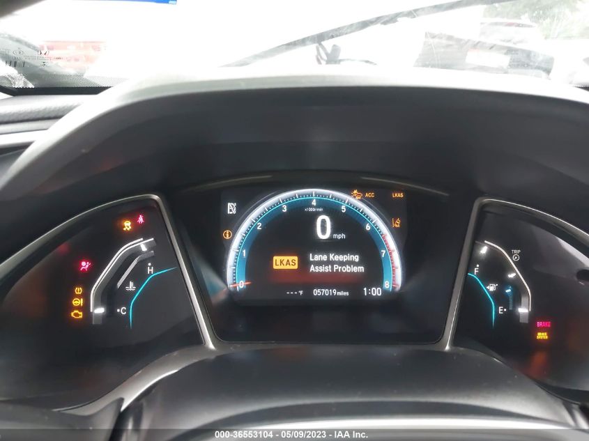 2019 HONDA CIVIC SEDAN EX - 19XFC1F36KE017596