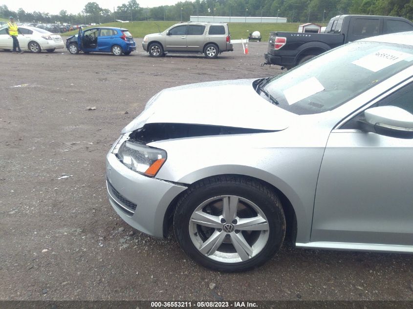 2013 VOLKSWAGEN PASSAT SE - 1VWBP7A39DC062858