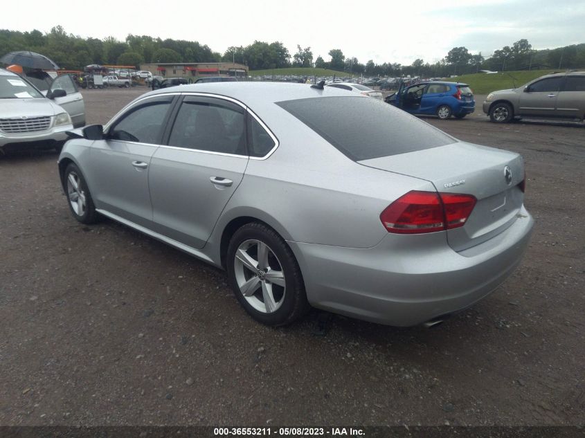 2013 VOLKSWAGEN PASSAT SE - 1VWBP7A39DC062858