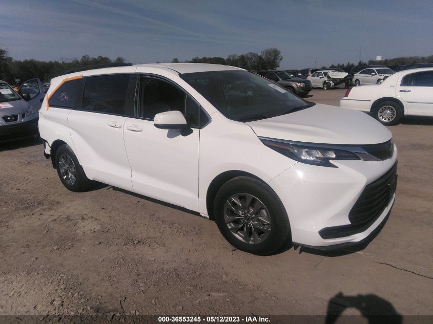 2023 TOYOTA SIENNA LE - 5TDKSKFC7PS075642
