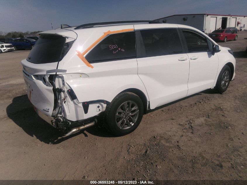 2023 TOYOTA SIENNA LE - 5TDKSKFC7PS075642