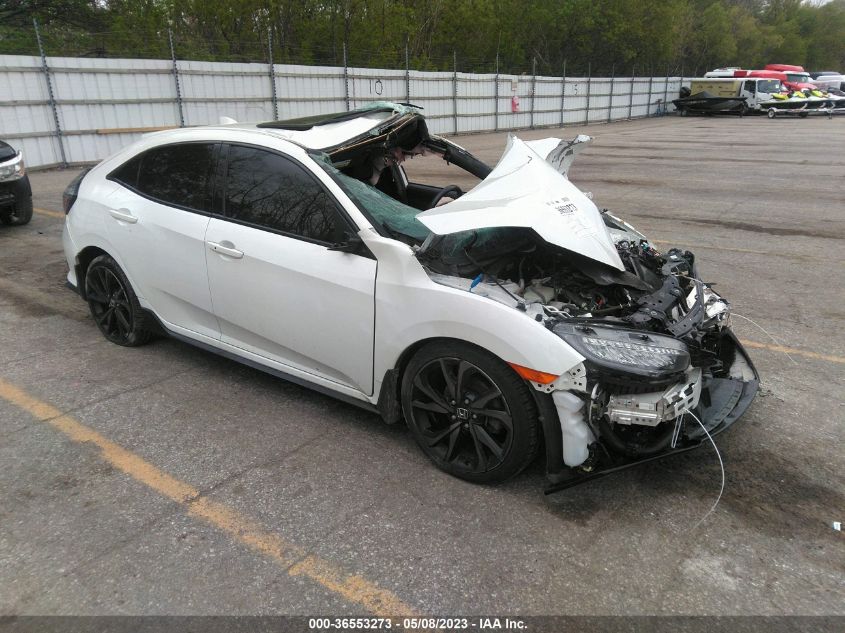 2019 HONDA CIVIC HATCHBACK SPORT TOURING - SHHFK7H95KU201041