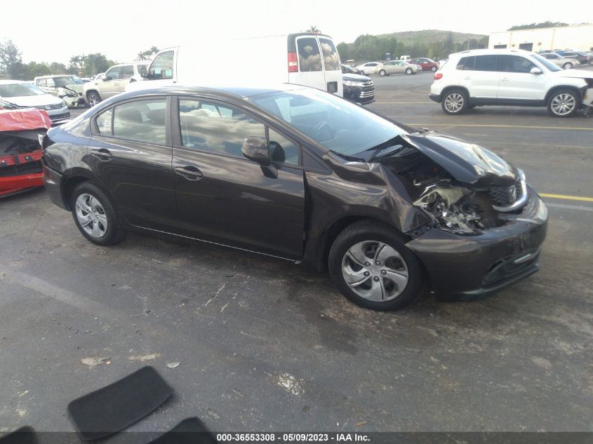 2013 HONDA CIVIC SDN LX - 19XFB2F57DE063547