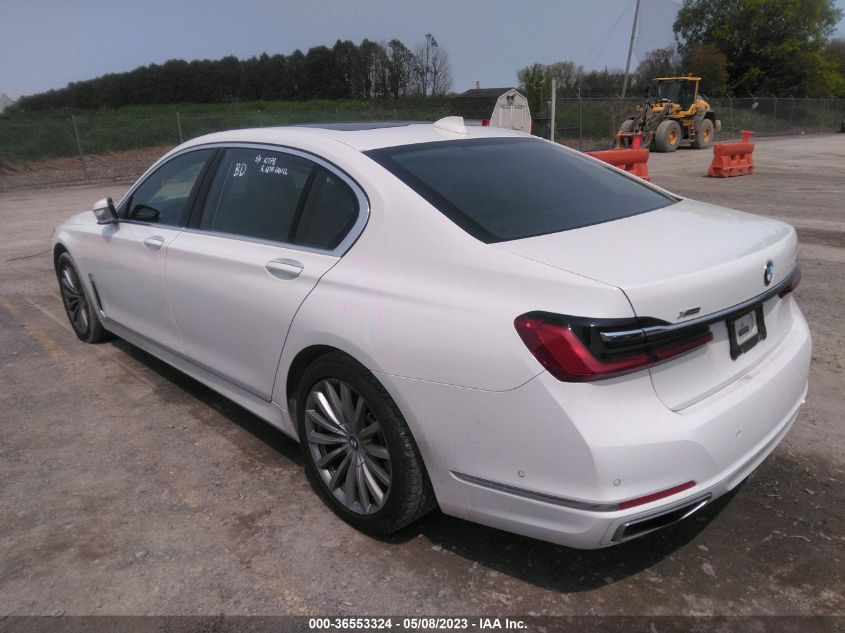 2022 BMW 7 SERIES 740I XDRIVE - WBA7T4C04NCH56672