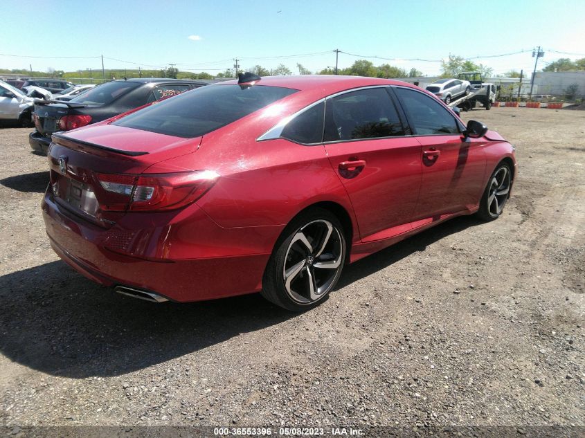 2021 HONDA ACCORD SEDAN SPORT - 1HGCV1F33MA004146