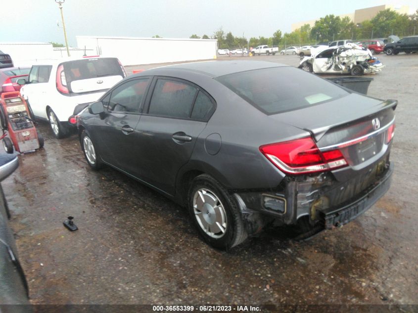 2015 HONDA CIVIC SEDAN HF - 2HGFB2F62FH540399