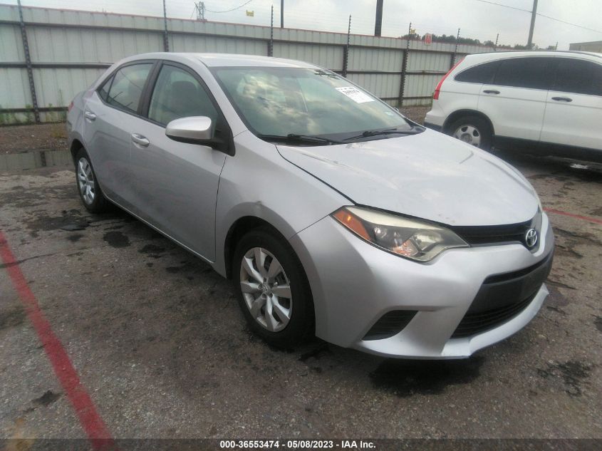 2014 TOYOTA COROLLA L/LE/S/S PLUS/LE PLUS - 5YFBURHE6EP136583