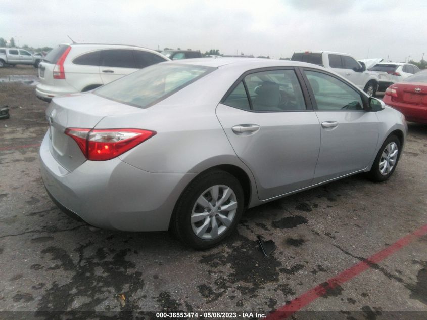 2014 TOYOTA COROLLA L/LE/S/S PLUS/LE PLUS - 5YFBURHE6EP136583