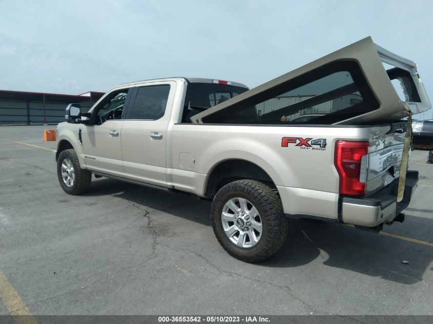 2017 FORD SUPER DUTY F-250 SRW LARIAT/PLATINUM - 1FT7W2BT1HEE44468