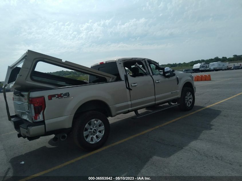 2017 FORD SUPER DUTY F-250 SRW LARIAT/PLATINUM - 1FT7W2BT1HEE44468
