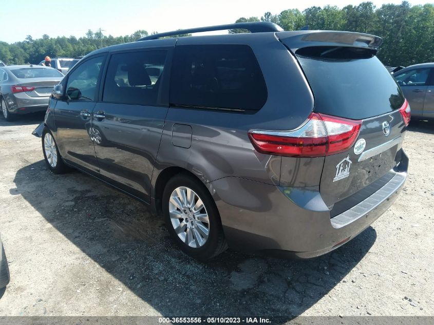 2016 TOYOTA SIENNA XLE/XLE AAS/LTD - 5TDYK3DC4GS700307