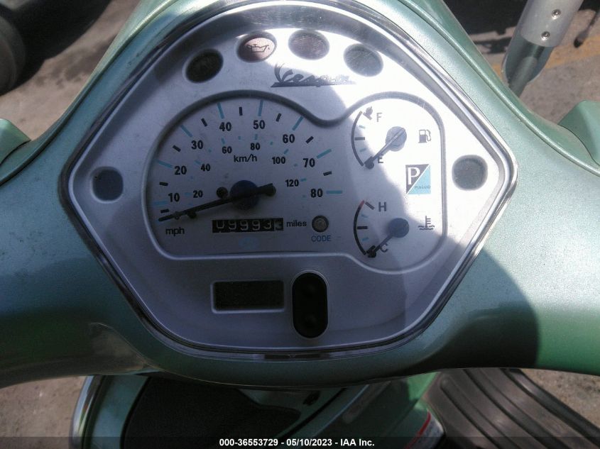 2004 VESPA GRANTURISMO 200 ZAPM319K045001272