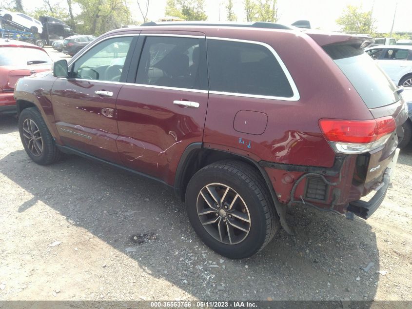 2017 JEEP GRAND CHEROKEE LIMITED - 1C4RJFBG3HC915064