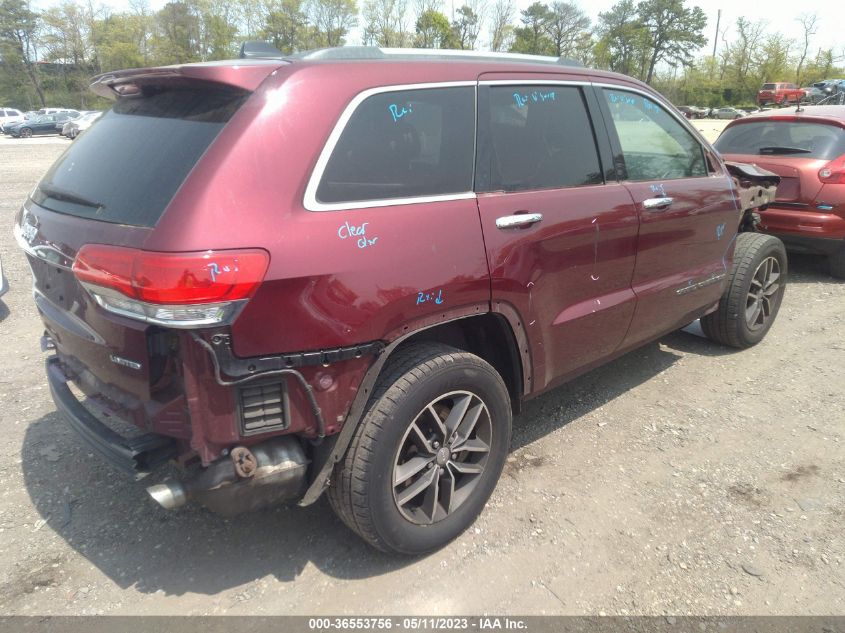 2017 JEEP GRAND CHEROKEE LIMITED - 1C4RJFBG3HC915064